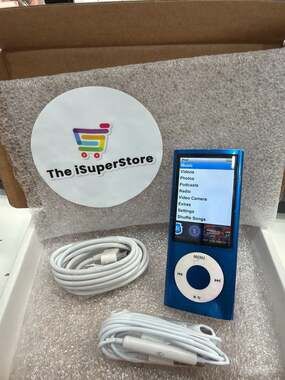 Apple iPod Nano 5th Generation Blue 8GB Model A1320 with Internal Camera